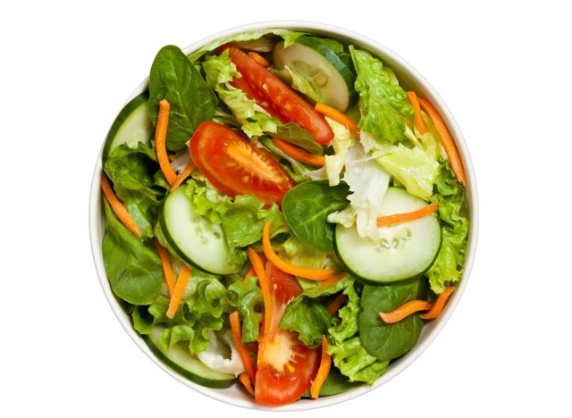 Einfacher Fast-Food-Gartensalat