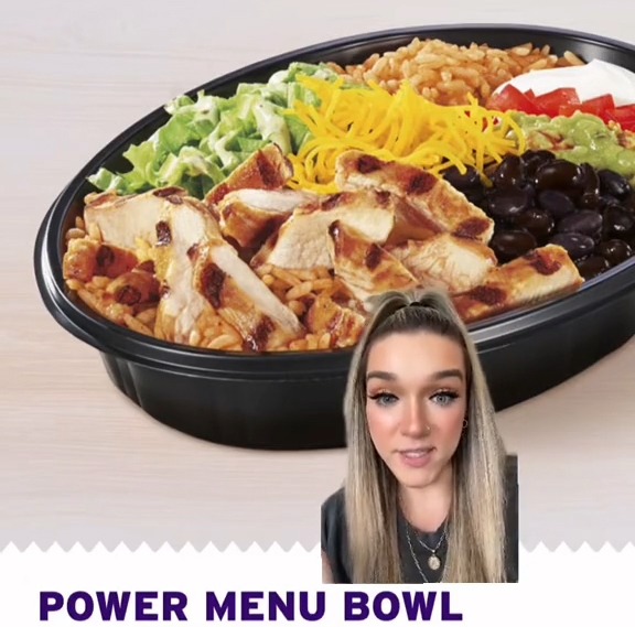Manchmal gibt es auch eine Chicken Power Bowl für 460 Kalorien