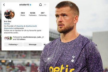 Die Fans sind davon überzeugt, dass Eric Dier den Abgang der Spurs wünscht, da er den Spurs auf Instagram nicht mehr folgt