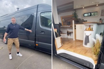 Ich habe einen Van in ein episches Tiny Home umgebaut – es hat sogar ein Klavier