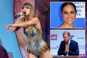 Meghan „genießt Mädelsabend beim Taylor-Swift-Konzert“, während Harry Japan besucht