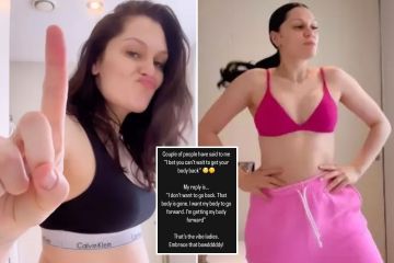 Die wütende Jessie J wehrt sich gegen Mum-Shamers, nachdem sie „echten Post-Baby-Körper“ enthüllt hat