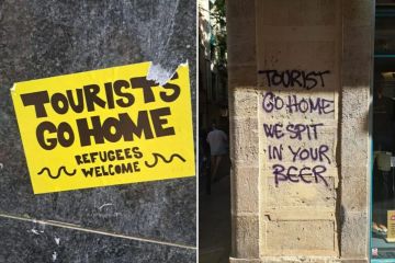 Verärgerte Einheimische sagten britischen Touristen: „Geh nach Hause, sonst pissen wir dir ins Bier.“