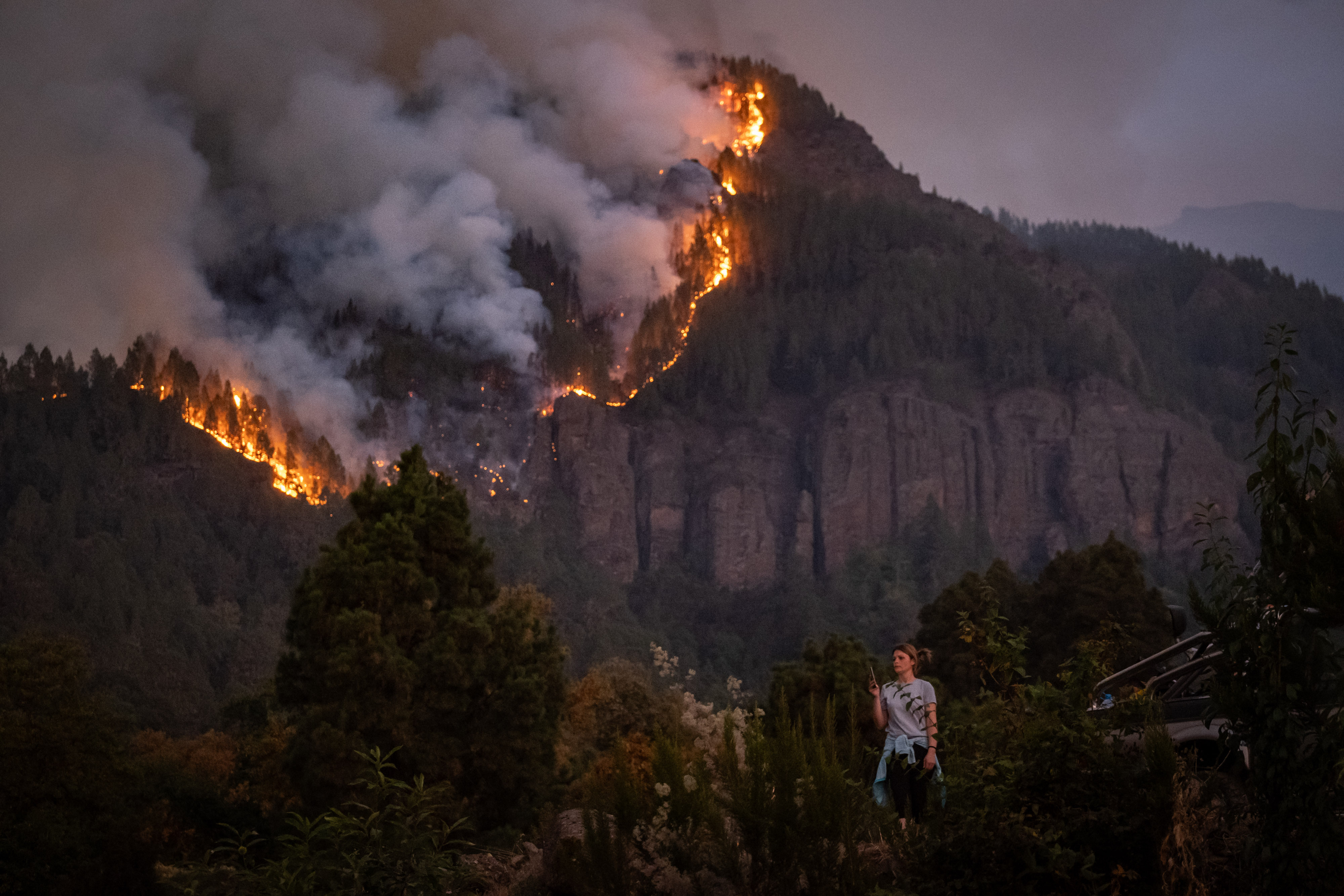 Das Inferno hat Tausende Hektar Land verwüstet