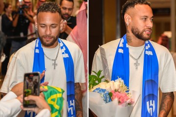 Neymar wird gemobbt, als er für einen Al-Hilal-Transfer im Wert von 2,5 Millionen Pfund pro Woche in Saudi-Arabien landet