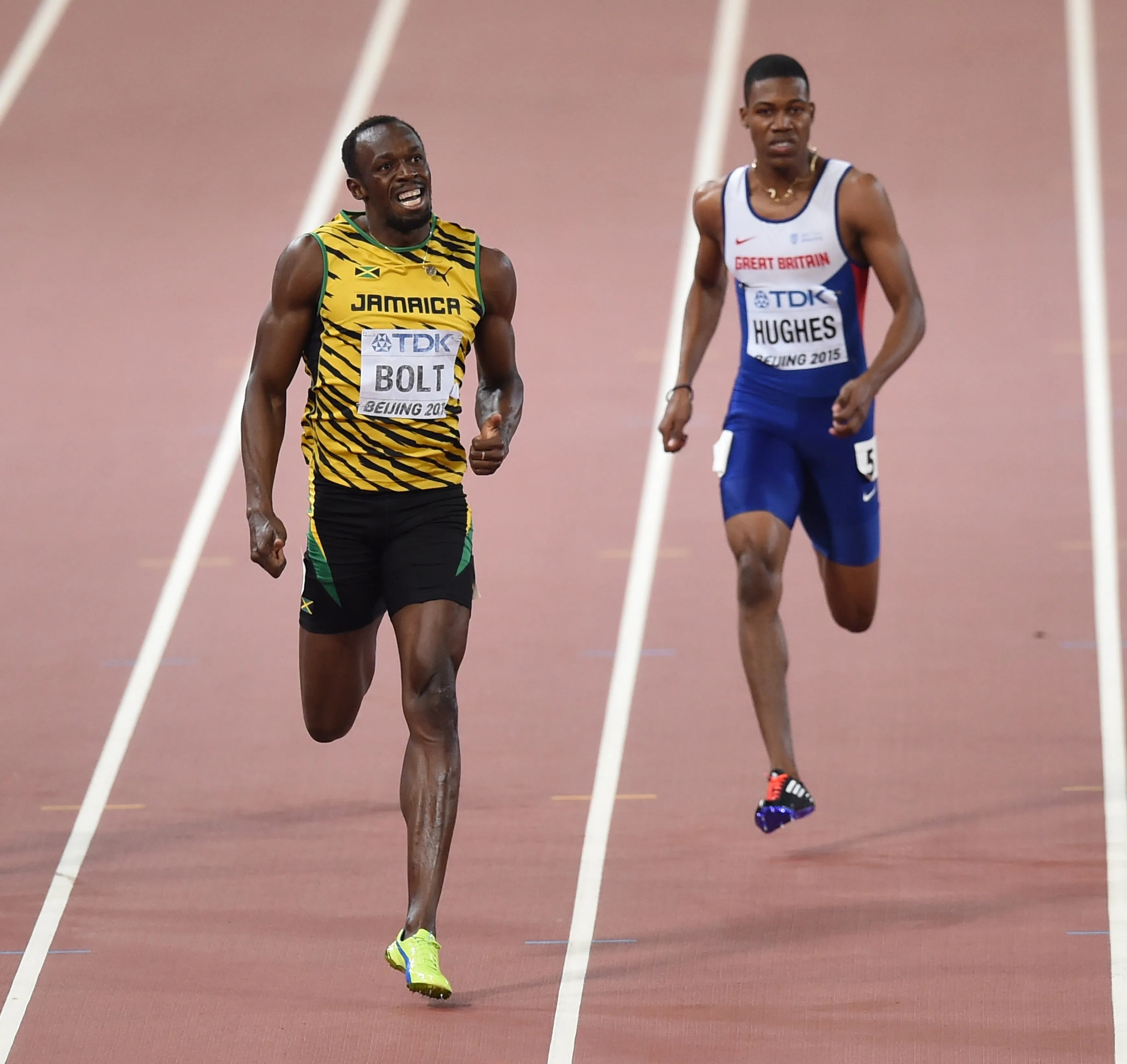 Die jamaikanische Legende Usain Bolt ist Stammgast im Trainingslager von Großbritanniens schnellstem Mann aller Zeiten, Zharnel Hughes