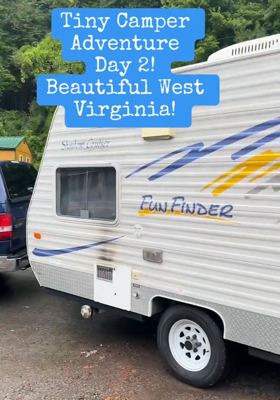 Trishy und ihr Mann Randy reisten in ihrem frisch renovierten Wohnmobil durch West Virginia