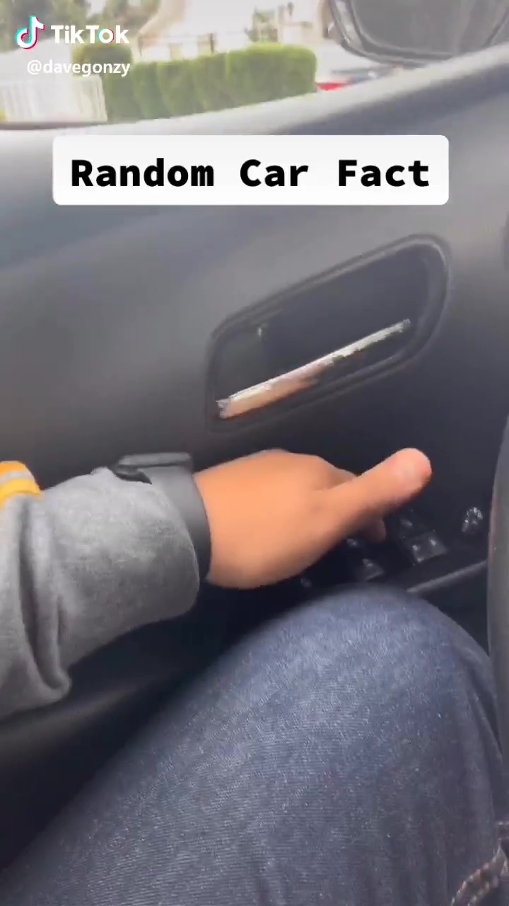 Ein Fahrer nutzte TikTok, um das automatische Fenstertool zu teilen