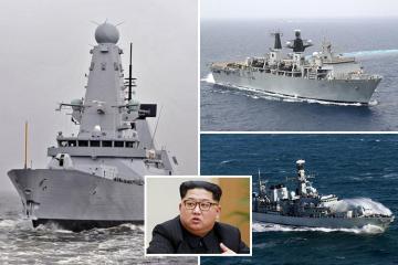 Kim Jong-un wirft Großbritannien „Kriegshandlung“ vor, nachdem er Kriegsschiffe vor seine Haustür geschickt hat