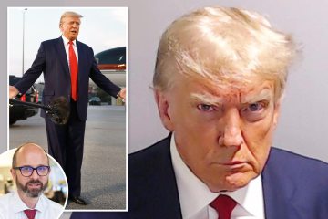 Donald Trumps Meisterstrategie, Polizeifotos in Wahlgold zu verwandeln