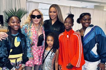 Madonna nimmt Kinder mit, um Beyoncé auf einem Konzert zu treffen, nachdem sie im Krankenhaus fast tödlich verunglückt ist