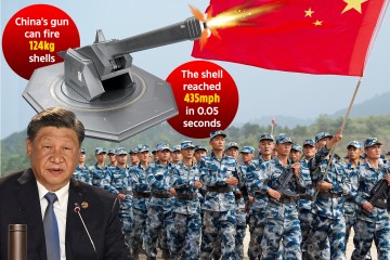 China stellt die „stärkste Waffe der Welt“ vor, die Granaten mit einer Geschwindigkeit von 2.200 Meilen pro Stunde abfeuern kann