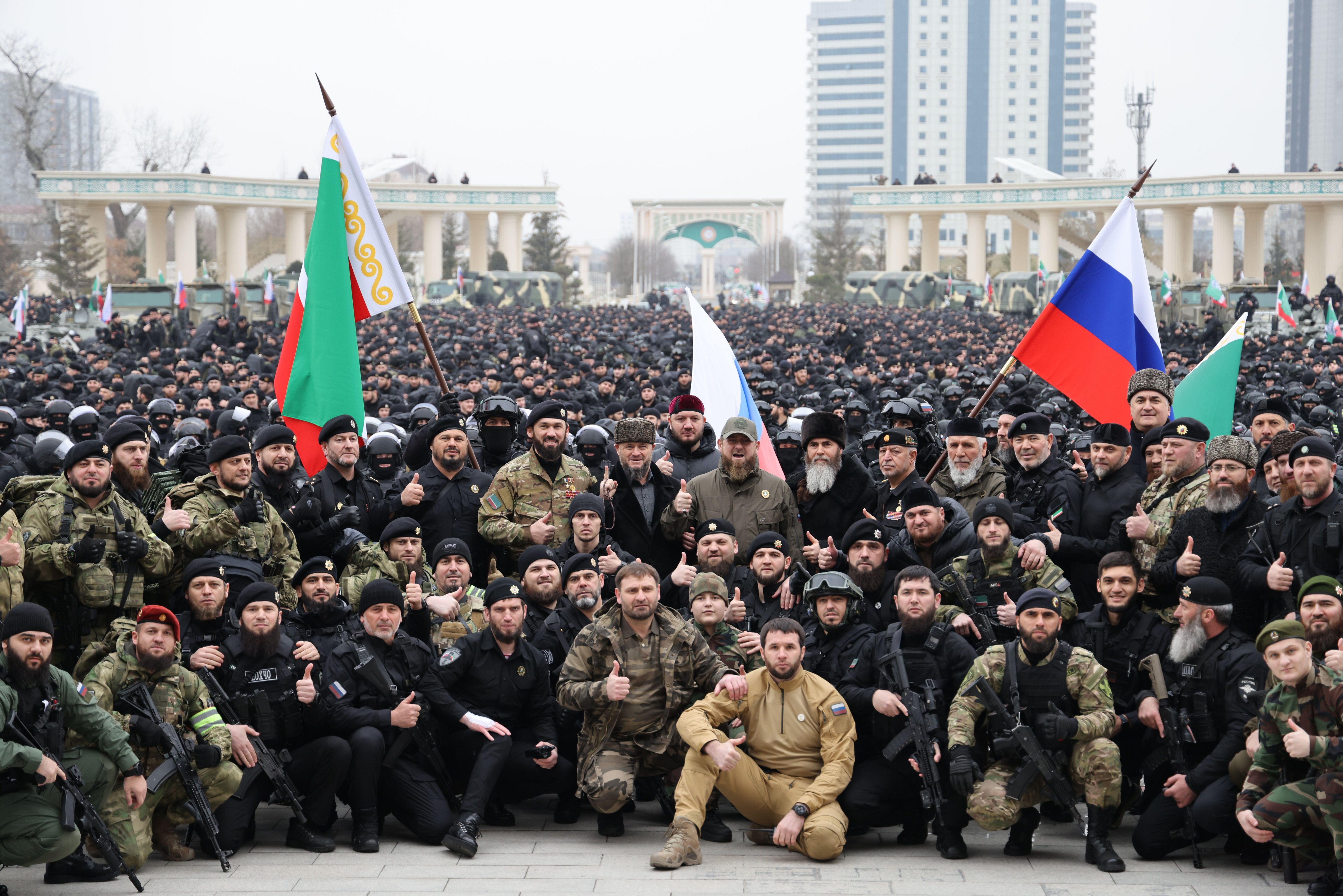 Tschetschenische Soldaten kämpften bereits in der Ukraine
