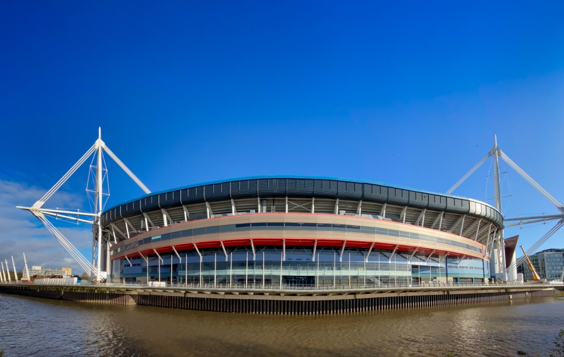 Das Fürstentumsstadion in Cardiff, Wales