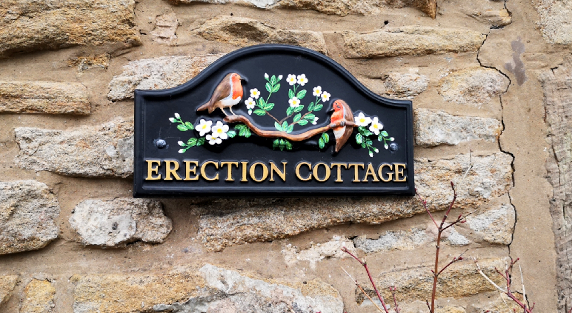 Das Haus wurde vor 100 Jahren Erection Cottage genannt