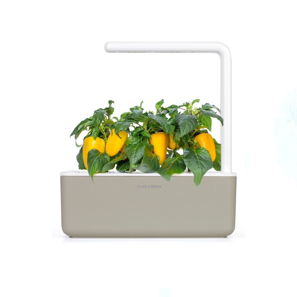 Weißer Click & Grow Smart Garden 3 selbstbewässernder Innengarten
