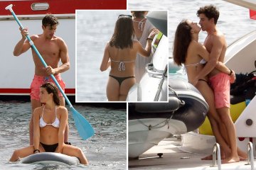 Marc Marquez kann auf einer Yacht auf Mallorca nicht die Finger von seiner Freundin lassen