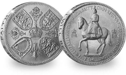 Die Münze zur Krönung von Königin Elizabeth II. im Jahr 1953 erfreut sich rasanter Beliebtheit