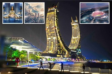 Dunkles Geheimnis von Katars 40-MILLIARDEN-Pfund-Stadt mit geschwungenem Wolkenkratzer und künstlichen Inseln