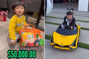 Milliardär wird kritisiert, weil er Kindern unter fünf Jahren Designer-Taschen und Lamborghinis schenkt