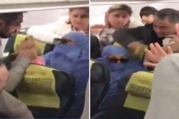 Flugpanik, nachdem Frau behauptet, eine Terroristin zu sein und damit droht, ein Flugzeug in die Luft zu sprengen