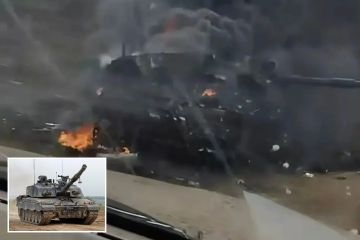 Die Ukraine verliert den ersten in Großbritannien hergestellten Challenger-2-Panzer, da ein Video ein brennendes Wrack zeigt