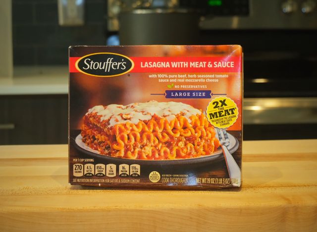 Stouffer's Lasagne mit Fleisch und Soße