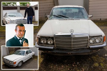 Der klassische Mercedes von James-Bond-Superstar Sean Connery steht zum Verkauf 