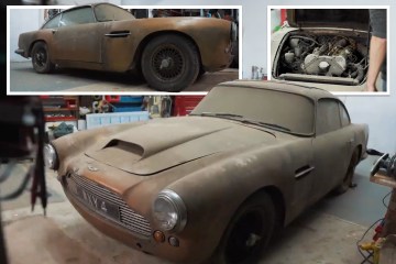 Ich habe einen 300.000 Pfund teuren Aston Martin DB4 „im Besitz eines echten James Bond“ gefunden, der in einem SCHUPPEN versteckt war