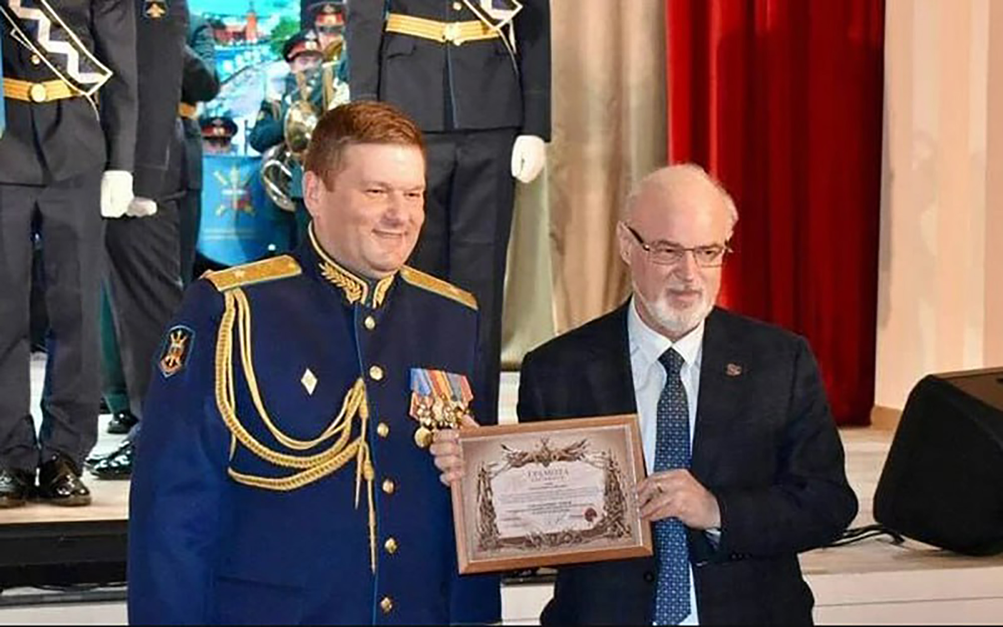 Generalmajor Konstantin Ogienko war für den Himmel über Moskau verantwortlich