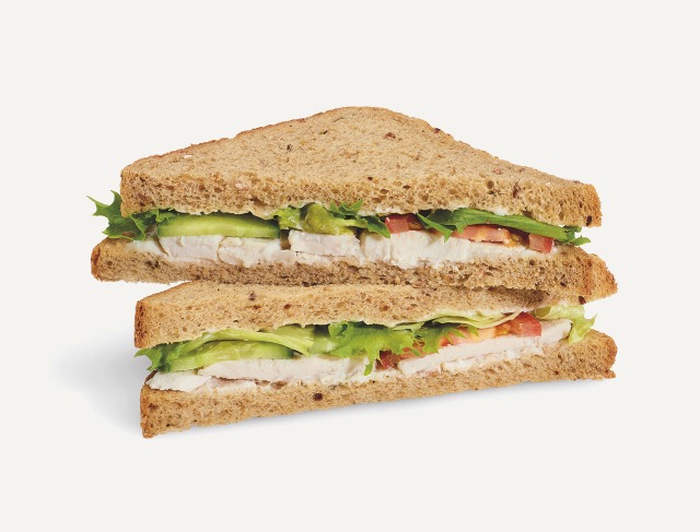 Costas Chicken Salad Sandwich steht ebenfalls auf der Liste