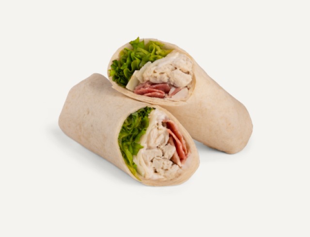 Im Chicken & Bacon Caesar Wrap können auch Steine ​​enthalten sein (verwendet bis: 6., 7. und 8. September)