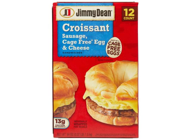 Jimmy Dean Croissant mit Wurst, Ei und Käse