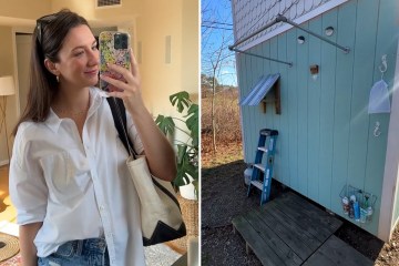 Meine 18-jährige Schwester hat ein Tiny House mit einer Außendusche und einem Wohnmobil-Töpfchen