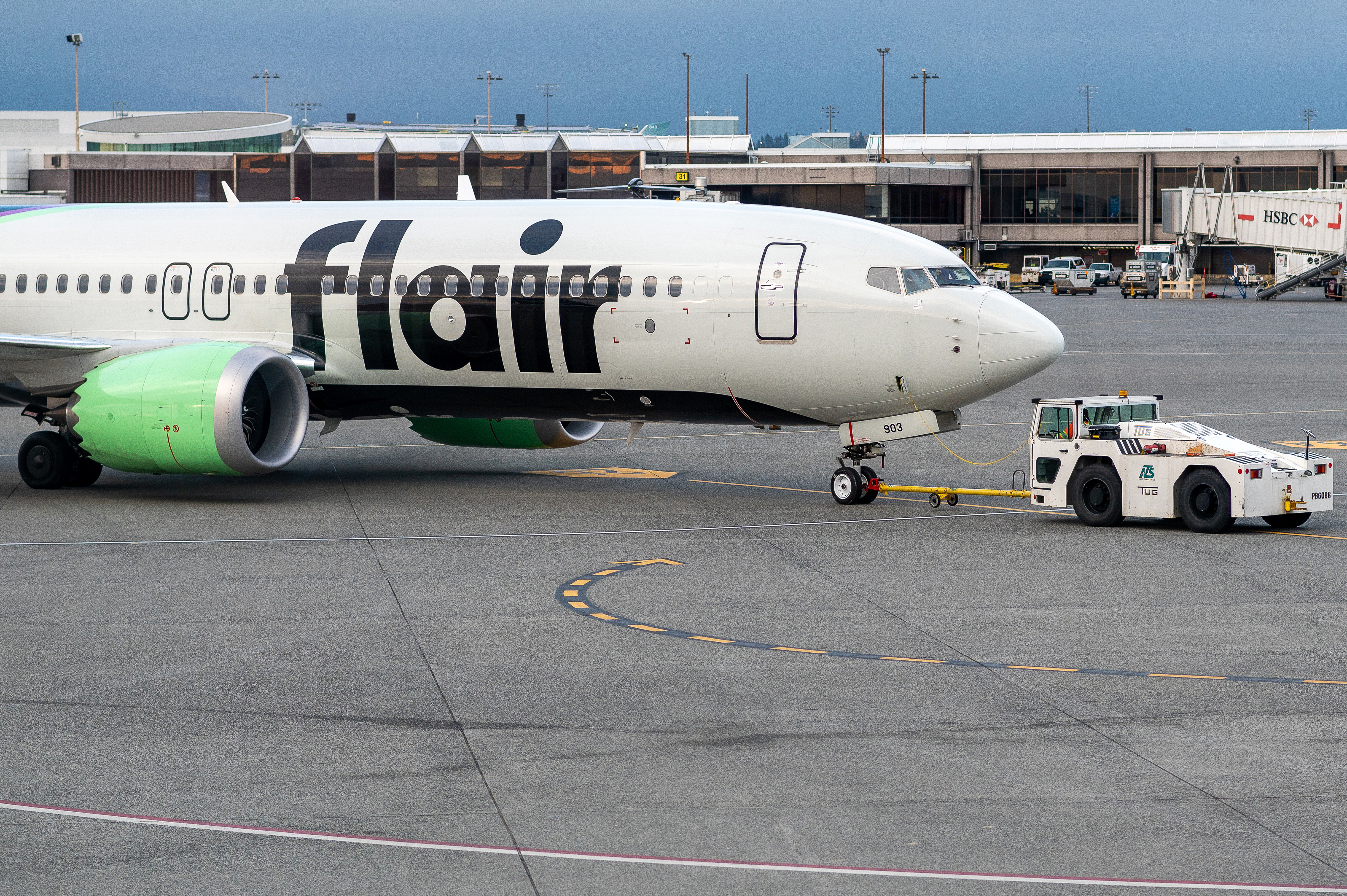 Flair Airlines verfügt über eine Flotte von Boeing 737