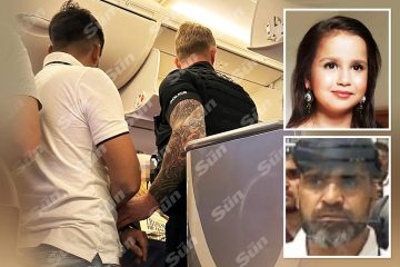Moment: Sara Sharif stürmt Flugzeug und begleitet Mann in Handschellen nach „Mord“