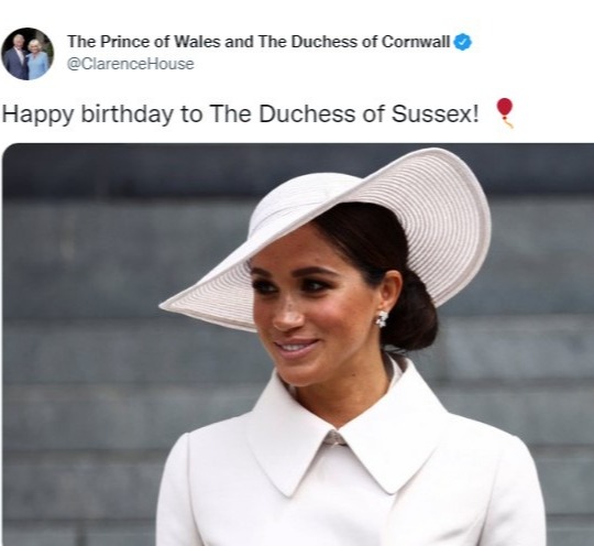 Prinz Charles und Camilla haben Meghan letztes Jahr ihre besten Wünsche geschickt