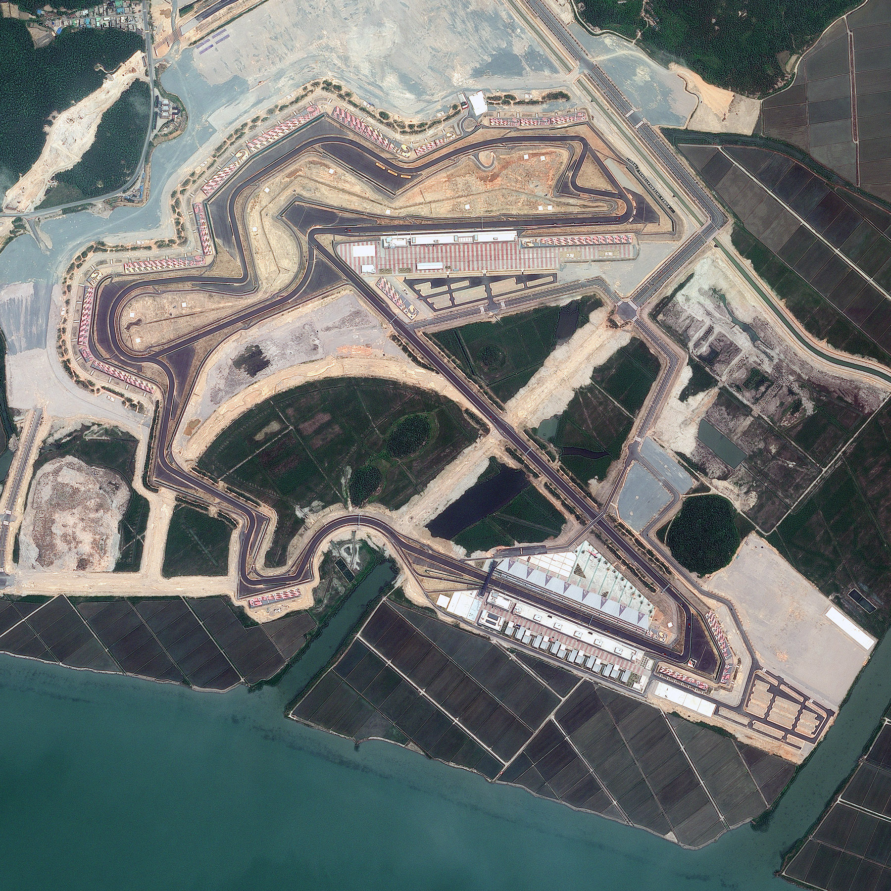Sie entwickelten den Korea International Circuit in Yeongam, Süd-Jeolla
