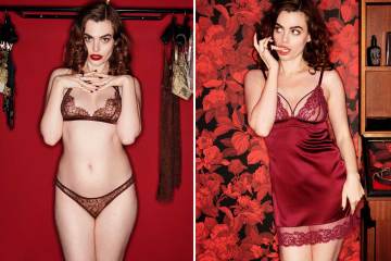 Model Charli Howard ist in Valentinstags-Dessous umwerfend