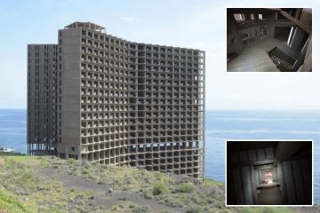Im Inneren eines verlassenen Hotels auf Teneriffa, das auf mysteriöse Weise seit 50 Jahren leer stand