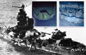 Unglaublicher erster Blick auf das rostende Wrack eines Flugzeugträgers aus dem Zweiten Weltkrieg in 17.000 Fuß Tiefe