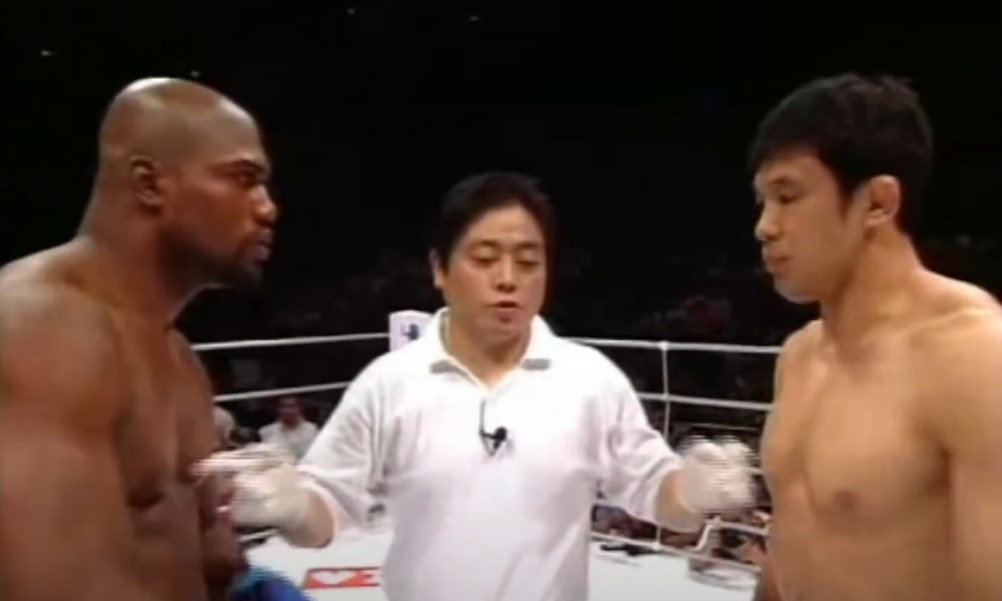 „Rampage“ wurde von der MMA-Legende Kazushi Sakuraba herzlich willkommen geheißen