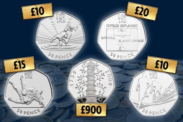 Seltene im Umlauf befindliche 50-Pence-Münzen enthüllt, darunter Kew Gardens im Wert von bis zu 895 £