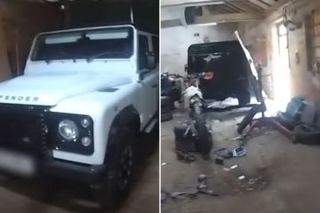 Augenblicklich finden Polizisten einen riesigen „Laden“ voller gestohlener Fahrzeuge und Wohnmobile