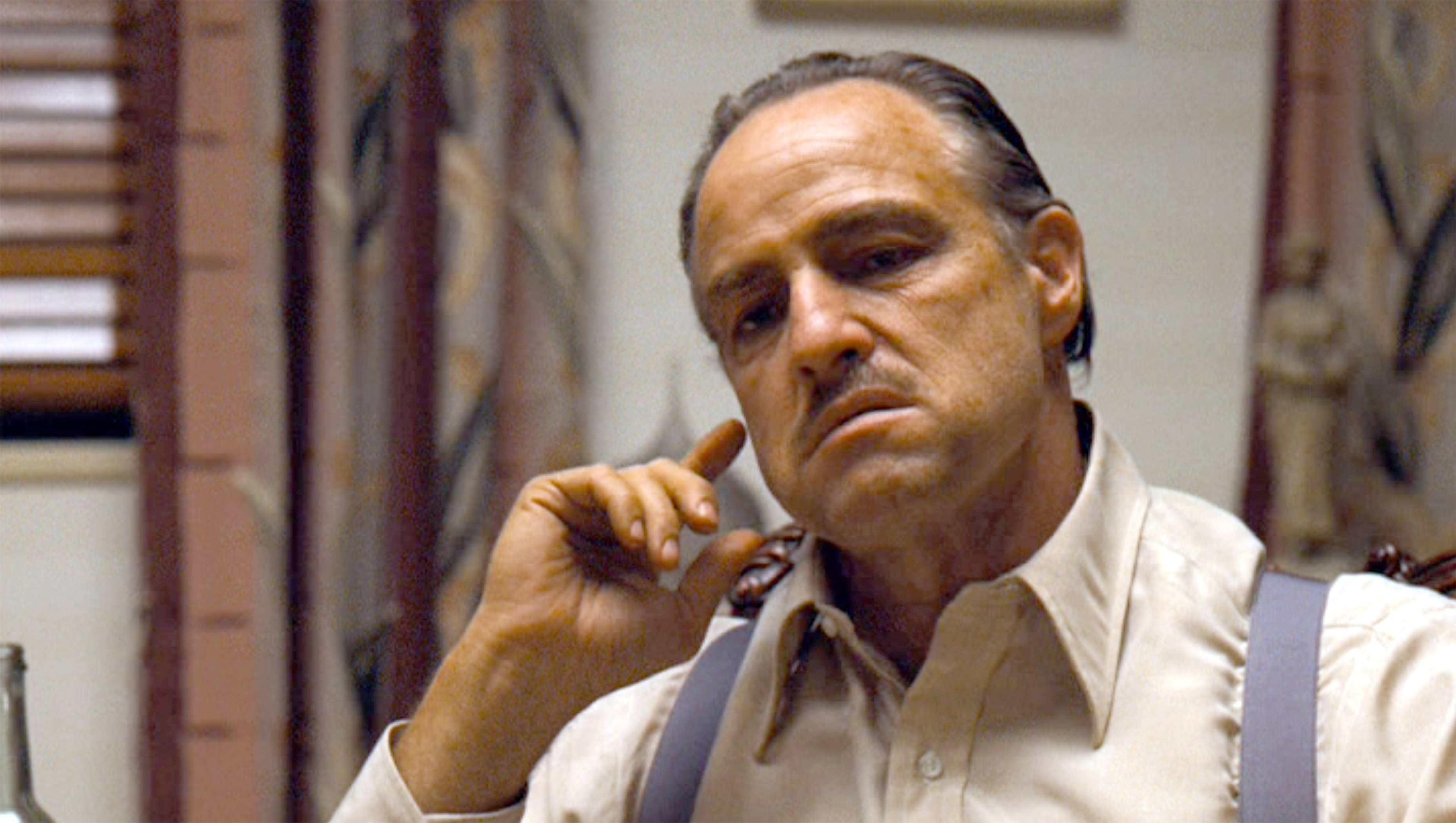 Marlon Brando als Don Corleone im klassischen Mob-Film „Der Pate“ von 1972