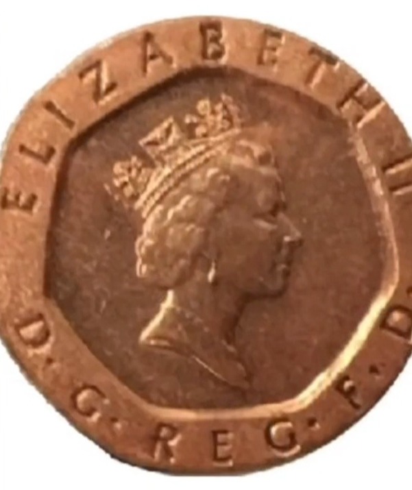 Royal Mint verwandelte die normalerweise silbernen 20 Pence versehentlich in eine Bronzemünze