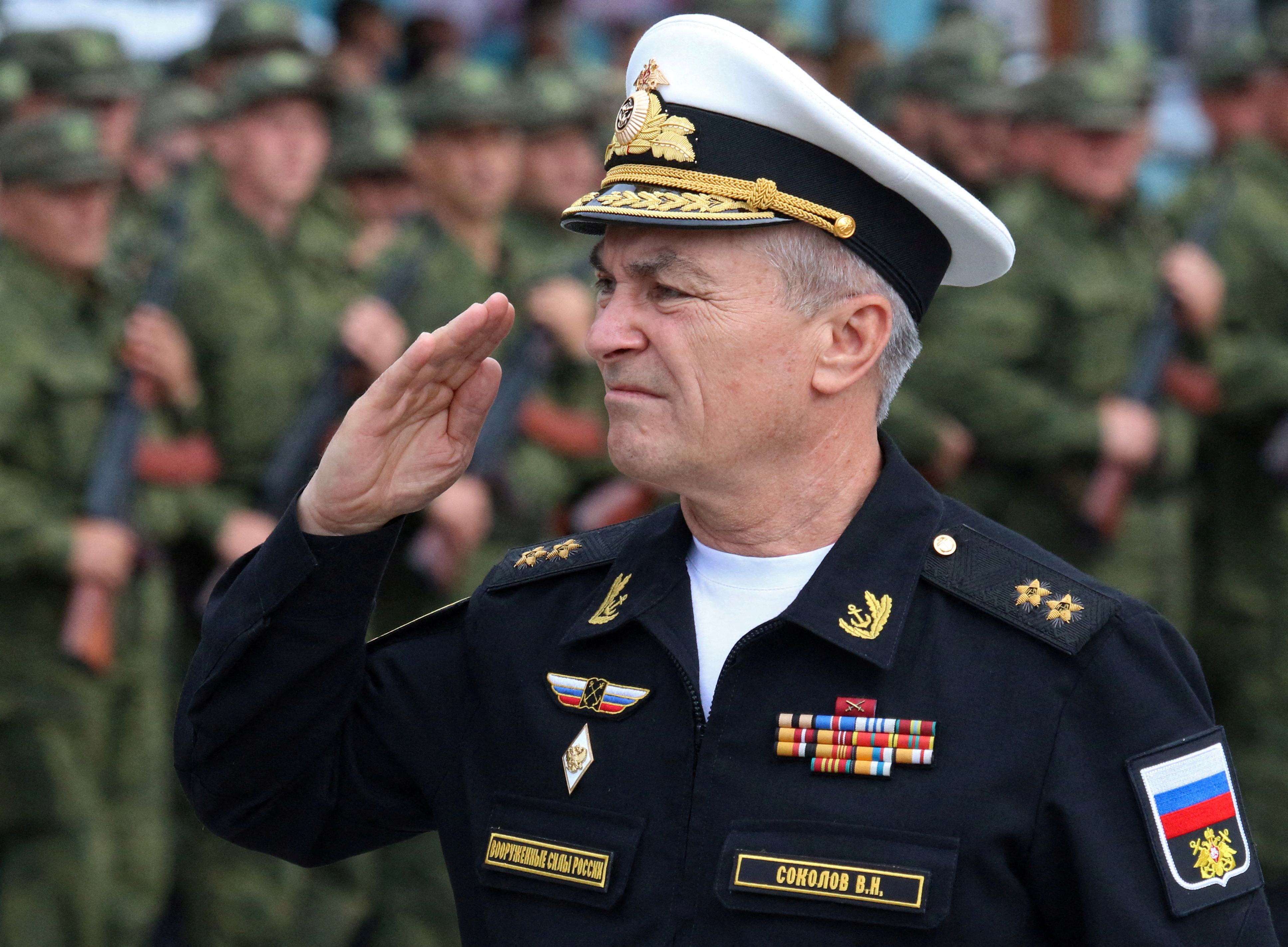Kommandeur Viktor Sokolov kam bei dem Angriff ums Leben, der vermutlich von russischen Marineoffizieren geahndet worden war