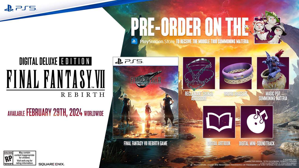 Final Fantasy 7 Rebirth verschiedene Editionen