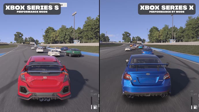 Forza Motorsport 2023 Xbox Series X vs. Series S Vergleichs-Screenshot