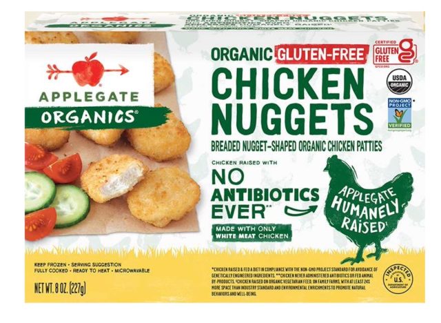 Glutenfreie Chicken Nuggets von Applegate Organics